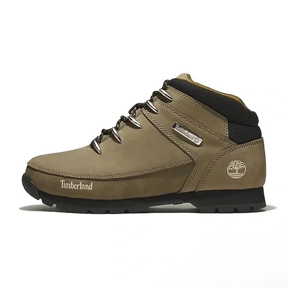 SHOES TIMBERLAND EURO SPRINT MID HIKER - A2HVB/MILITARY OLIVE NUBUCK/BLACK MEN´S